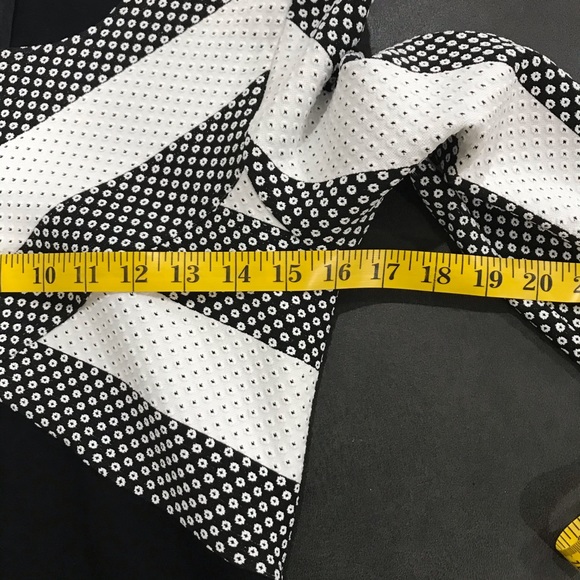 Shoshanna black & white fitted dress size 6 - Picture 7 of 8